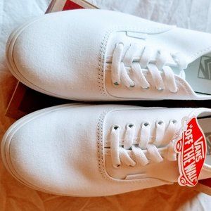 VANS Authentic Lo Pro True White Canvas Sneakers